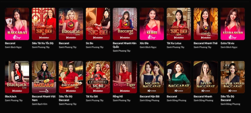 Thế giới Casino đặc sắc độc quyền tại 8xbet chính thức